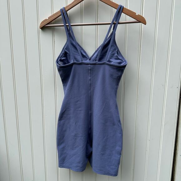 Alo Yoga Alosoft Suns Out Onesie Infinity Blue Size XS Limited Edition Romper - Picture 9 of 14